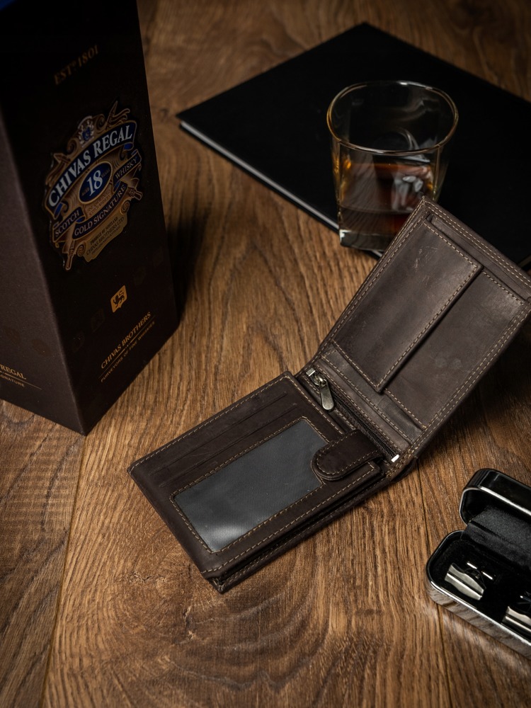 Гаманець чоловічий Buffalo Wild N992-B-MHU BROWN Гаманець чоловічий Buffalo Wild N992-B-MHU BROWN